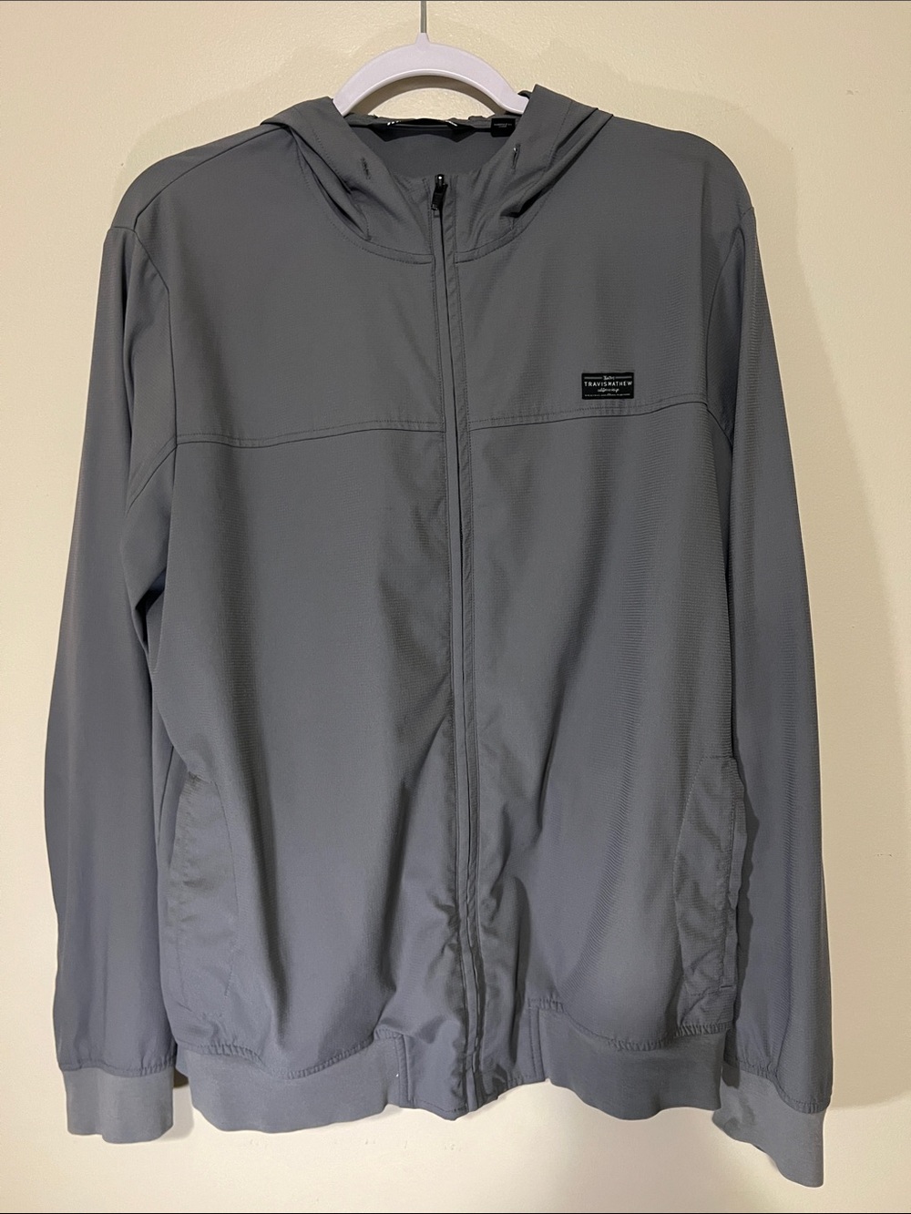 Travis Mathew Men’s ' Hooded Jacket - Gray